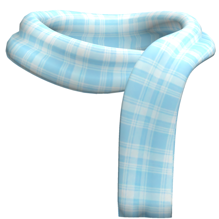 Blue Winter Scarf 