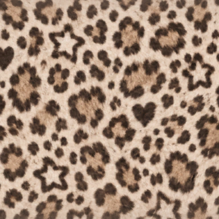  ♡ Cute Leopard Print with Hearts and Stars