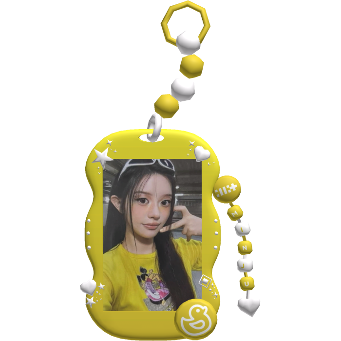 ILLIT Minju Photocard Kpop Keychain