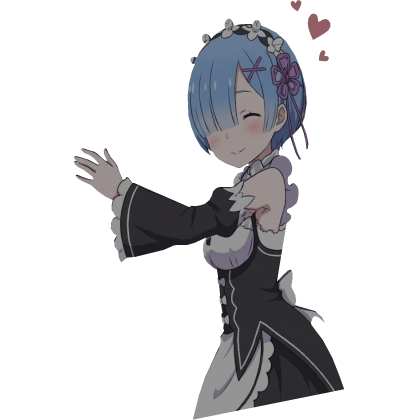 Cute Anime Girl Hug Rem