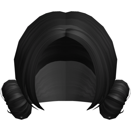 sweet space buns in black