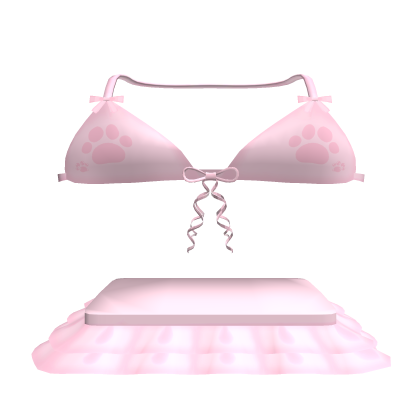 ♡ : cute kawaii pink kitty paw set🐾  Roblox item