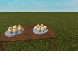 muffins on a table