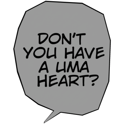 Umamusume Naoya speech bubble