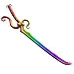 Rainbow Rapture Katana