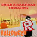 HALLOWEEN! Build a railroad crossings