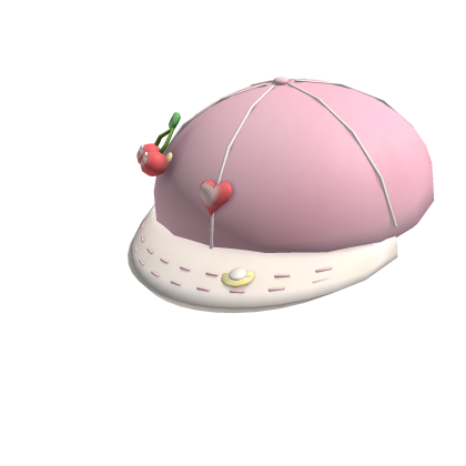 Tilted Cherry Charm Fitted Cap