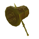 The Roblox Event Crew Golden Hammer