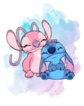 Stitch and Angel OHANA army