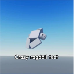 Crazy ragdoll test icon