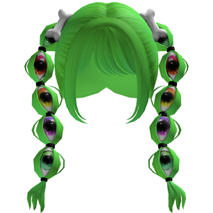 Halloween Spooky Creepy Pigtails (Black) 🎃