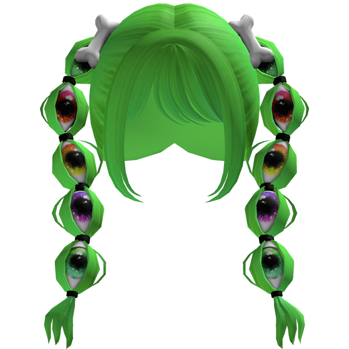 Halloween Spooky Creepy Pigtails (Black) 🎃