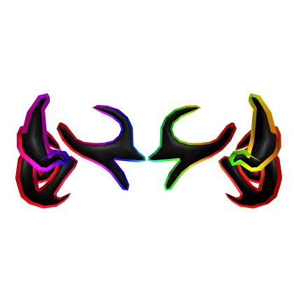 Rainbow Cartoony Glowing Aura