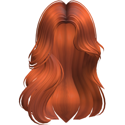 Sleek Middle Part Over Shoulder (Ginger)