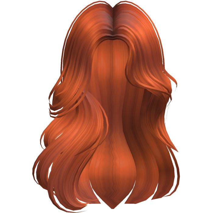 Sleek Middle Part Over Shoulder (Ginger)