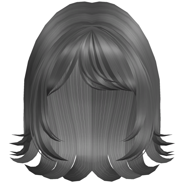 Soft Flipped Short Bob (Gray)