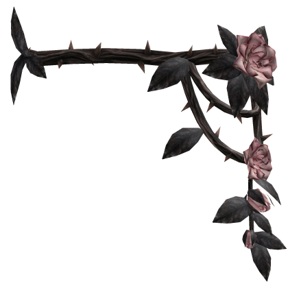 Rose Thorn Vine Waist - Black & Pink