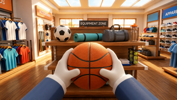 Clean the Sports Store!