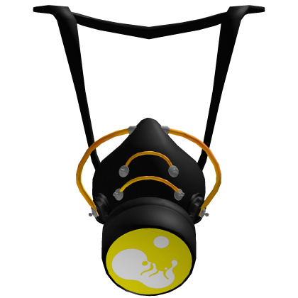 (Yellow) Fötus x Aika Gas Mask Around Neck
