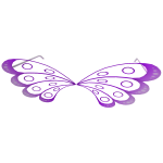 Purple Butterfly Glasses