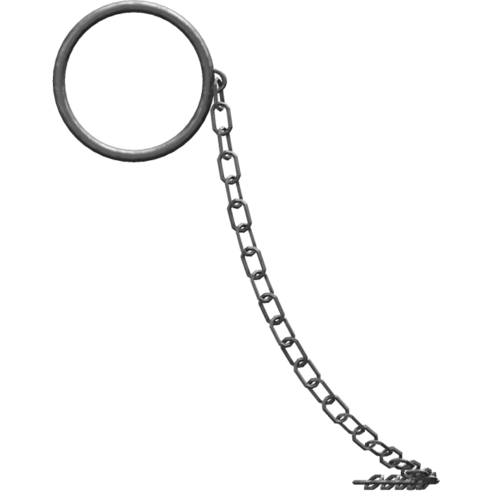 Left Mob Face Monocle Silver