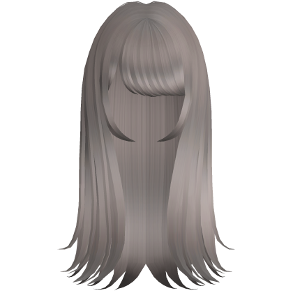 Long Straight Vampire Goth Emo Hair (Ash) Roblox item