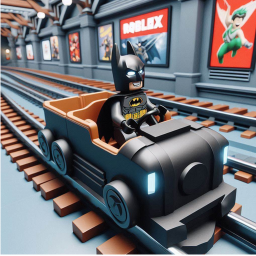 Cart Ride Into Batman!