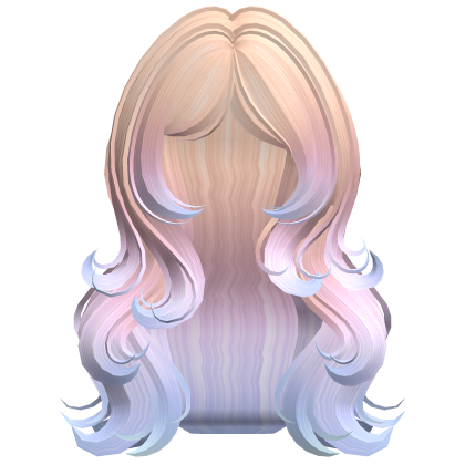 soft curly igari shoujo girl hair in cotton candy Roblox item
