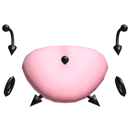 Tongue with Black Color Face Piercings Roblox item