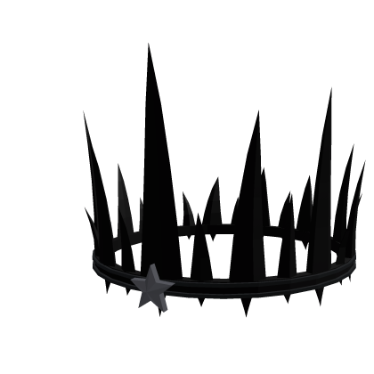 Black Spiked Crown