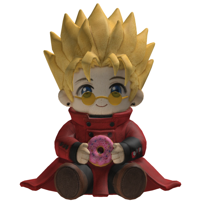 Pelucia Vash the Stampede Ombro