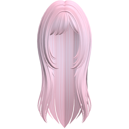 Adorable Wispy Light Pink Straight Y2K Hair Roblox item