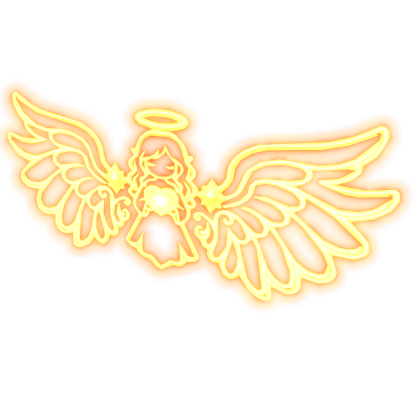 Floating Angel GOLD [EMISSIVE GLOW]