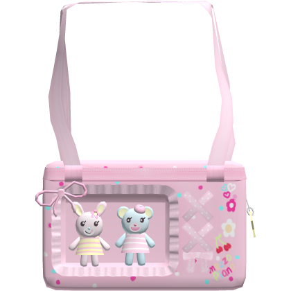 🍓 mezzo piano mimi popo carryall 1.0 light pink