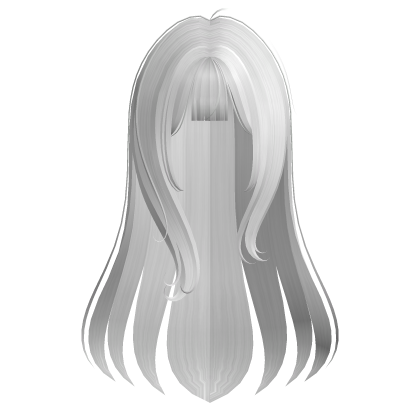 Cute Long White Wispy Hair