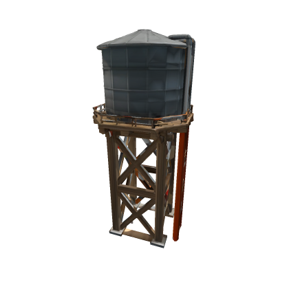 Water tower, old farm tank