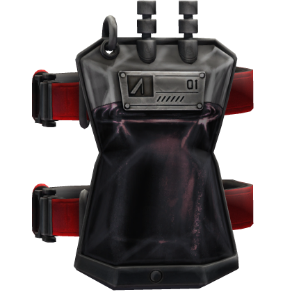 Black Red Y2K Arm Pouch