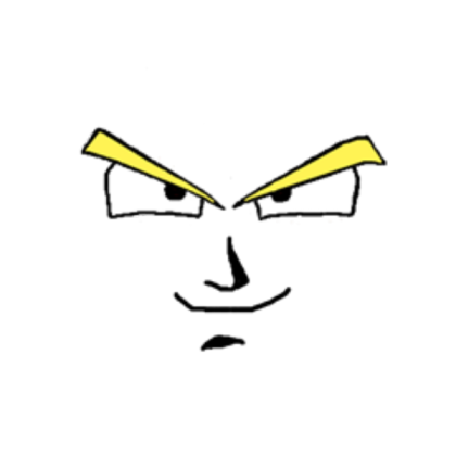 Super Saiyan Goku Face Roblox decal