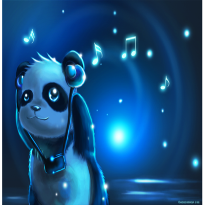 Panda music Roblox decal