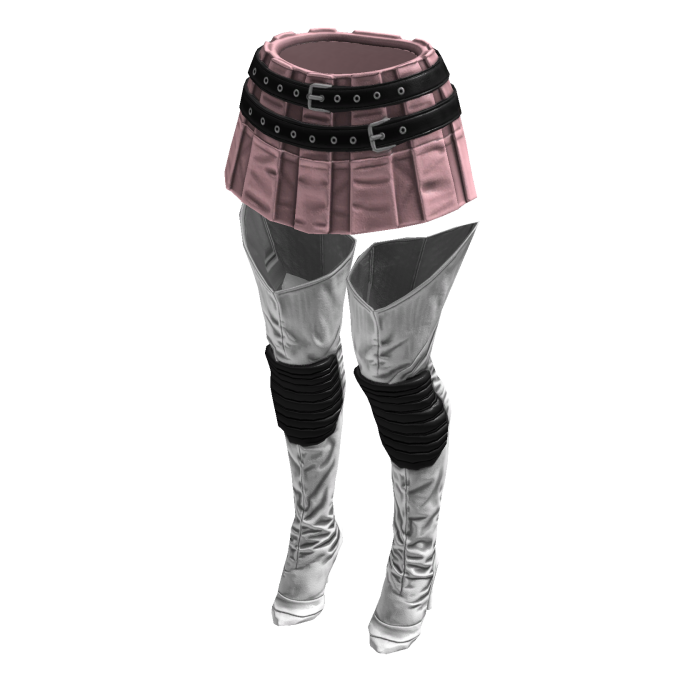 Fashionista Boot Chic Skirt (Pink Black)