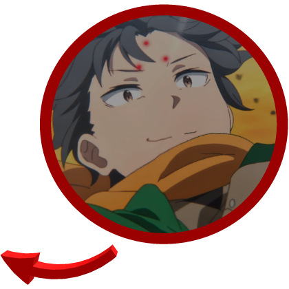 Subaru - Re:Zero Red Circle Pointing