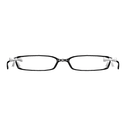 White Bow Glasses