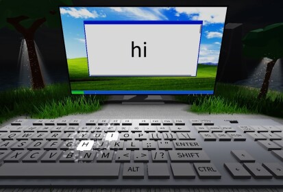 type on a keyboard