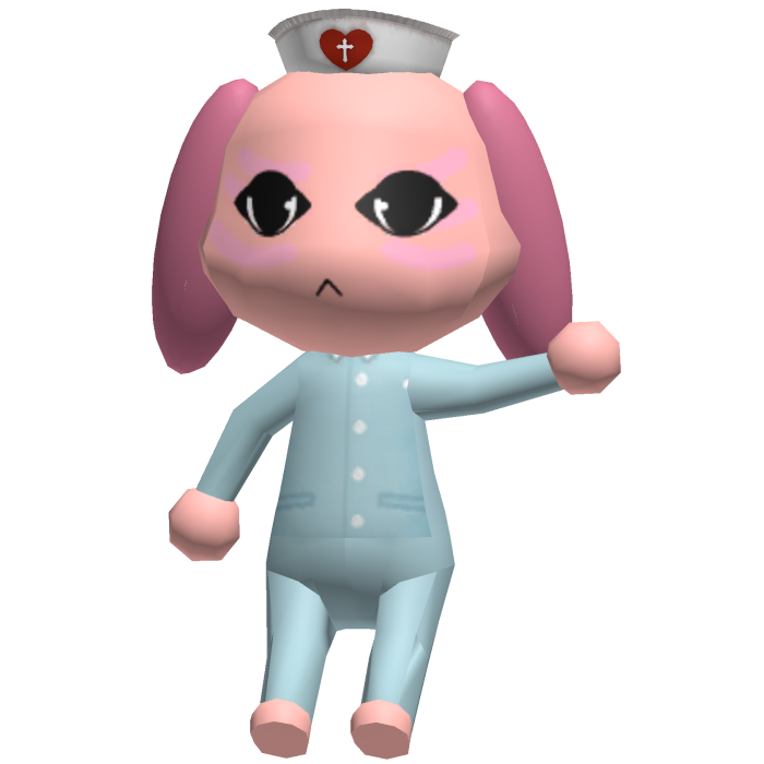Nurse Plushie Animal Hospital Right Shoulder Pal