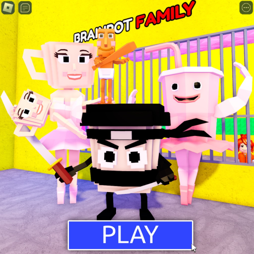 ☕️ 999 BRAINROT FAMILY PRISON RUN! (Obby) official Roblox game thumbnail