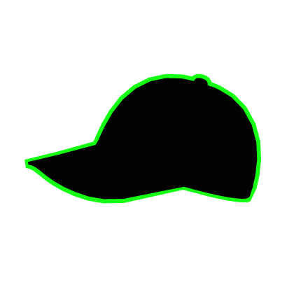 Cartoony Green Cap Roblox item