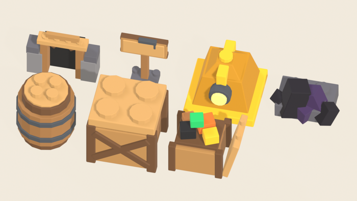 Studs Ore and Mining Pack x70 Blocky Crystals preview 7