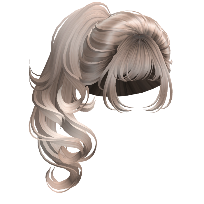 Messy Apple Girl Ponytail Platnium