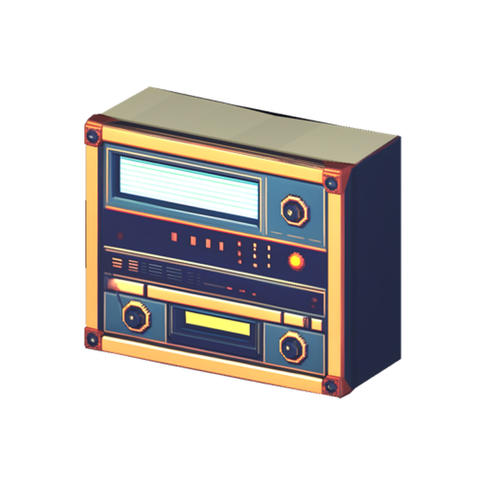 Retro Cassette Deck Player (K7)  preview 2