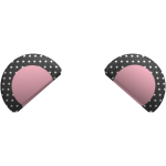 polkadot panda ears
